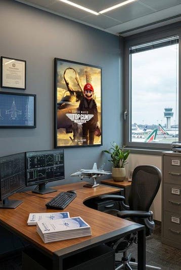 CREATIVE_HUB - SuperMario Top Gun Maverick, Nieuw