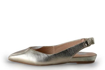 Manfield Slingbacks in maat 37 Goud, Overige kleuren, Verzenden, Zo goed als nieuw, Manfield