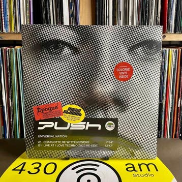 Push - Universal Nation (Charlotte de Witte Rework), Cd's en Dvd's, Verzenden, Nieuw in verpakking, 12 inch