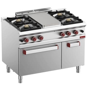 Fornuis/Doorkookplaat + Oven | OPTIMA 700 | Gas | 4, Verzenden, Nieuw in verpakking