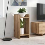 vidaXL Plantenstand met plank 2 pcs Artisan Eik 30 x 30 x 60, Verzenden, Nieuw