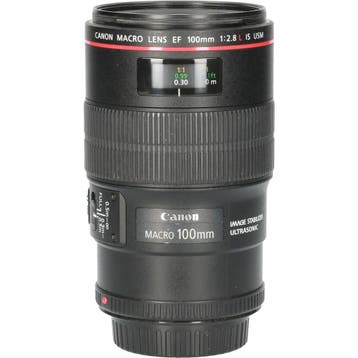 Tweedehands Canon EF 100mm f/2.8L IS Macro USM CM7089, Ophalen of Verzenden, Gebruikt, Overige typen