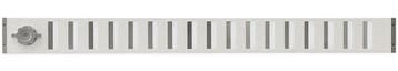 Aluminium afsluitbaar schuifrooster opbouw 1000 x 90mm - WIT, Verzenden