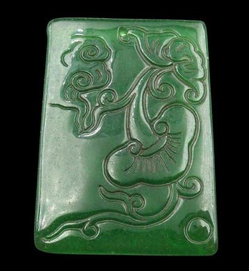 Jade - Grote draak-amulet - Hemelse keizerlijke draak -