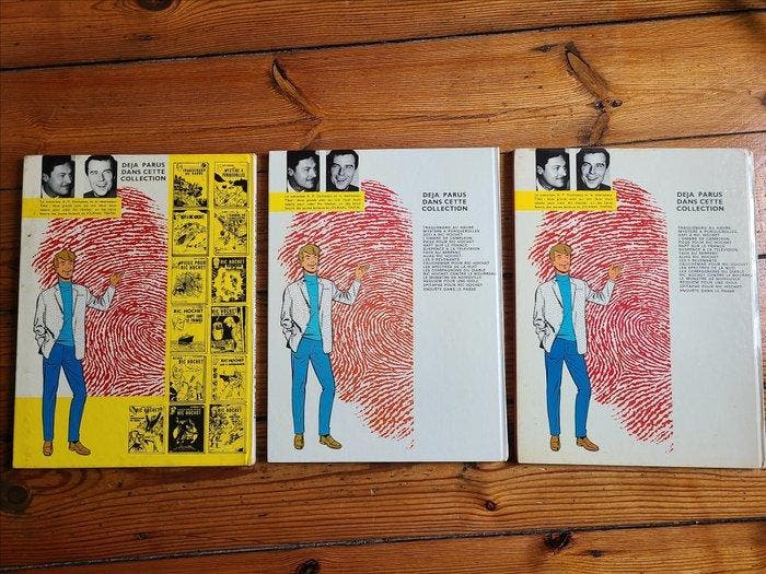 Ric Hochet T14 + T18 + T19 - 3x C - 3 Album - Eerste druk -, Boeken, Stripverhalen