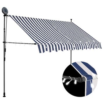 Luifel LED 250cm | Retour Deal | 43% korting! (zonneluifel), Tuin en Terras, Verzenden, Zo goed als nieuw, 250 cm tot 450 cm, Uitvalscherm