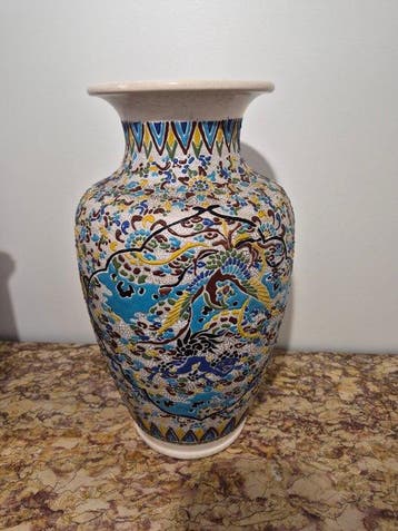 Vaas - Aardewerk - Japan - Meiji-periode (1868-1912), Antiek en Kunst
