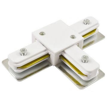 Witte Spanningsrail Doorverbinder T Koppeling 1 Fase - Ideaa, Verzenden
