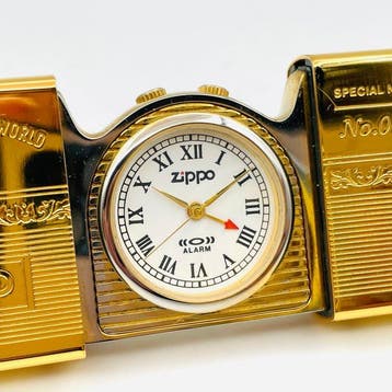 Bureauklok - Ontwerp Messing - 1990-2000 - Gold TIME TANK, Nieuw