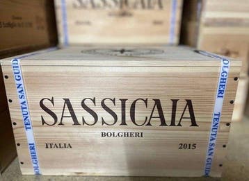 2015 Tenuta San Guido, Sassicaia - Bolgheri - Flessen (0.75, Nieuw