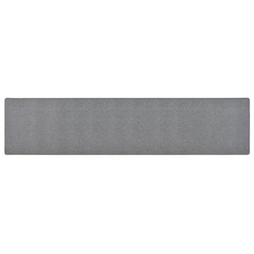 vidaXL Tapijtloper 80x400 cm donkergrijs, Verzenden, Nieuw