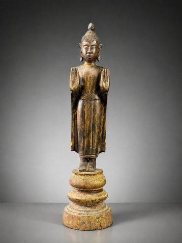 Bouddha - Ayutthaya Kingdom - 18th c. - Sculpture -, Antiquités & Art