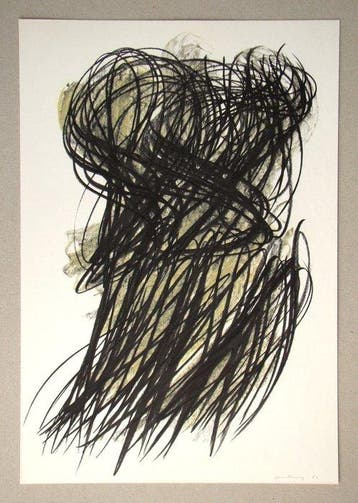 Hans Hartung (1904-1989) - Pastel P. 1960-166, Antiek en Kunst
