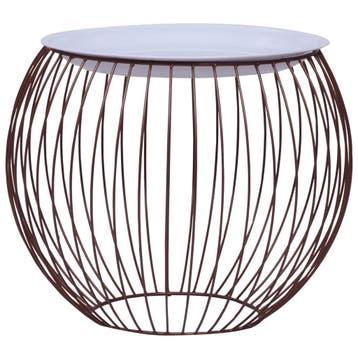 vidaXL Salontafel Ø 51 cm goudkleurig, Verzenden, Nieuw