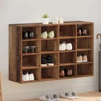 vidaXL Schoenenkast met plank Oudhout 103 x 30 x 67 cm, Verzenden