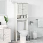 vidaXL Toiletkast met plank VIGO Wit en Antiek Wit 60 x 27 x, Verzenden, Nieuw