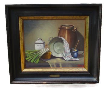 Edgard Heirman (1919- 2002) - Keukentafereel