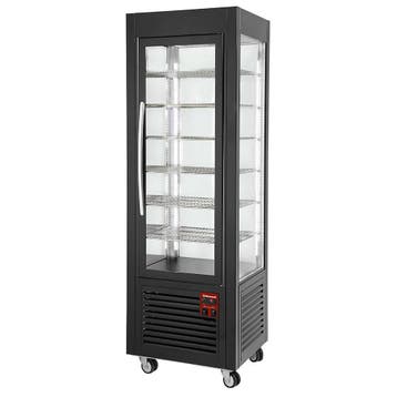 Gebaksvitrine | 360L | Zwart | +2°C/+10°C | 6 Schappen |, Verzenden