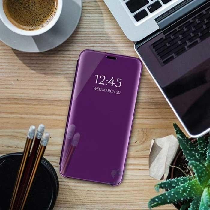 Oppo Find X2 Pro Smart Spiegel Flip Case Cover Hoesje Paars, Telecommunicatie, Mobiele telefoons | Hoesjes en Screenprotectors | Overige merken