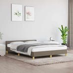 Bedframe Taupe | Tweede Kansje OP = OP!, Huis en Inrichting, Slaapkamer | Bedden, Verzenden, Nieuw