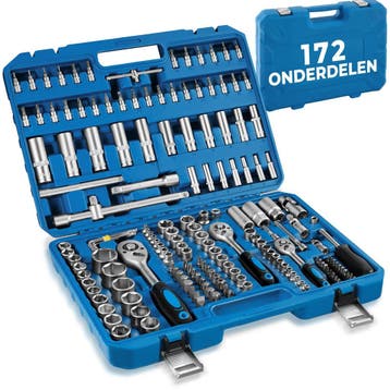 Dopsleutelset 171-delig - blauw, Verzenden, Nieuw