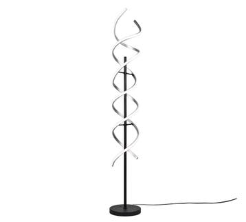 Trio SEQUENCE vloerlamp | LED | geborsteld aluminium | Ø 23, Huis en Inrichting, Verzenden, Nieuw