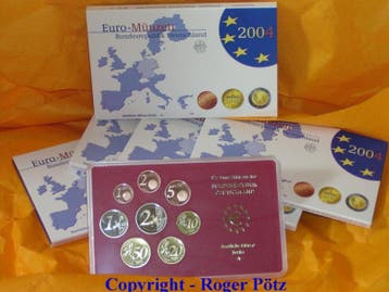 19,40 Euro Brd Kursmuntset 2004 polierte Platte, Postzegels en Munten, Verzenden, België