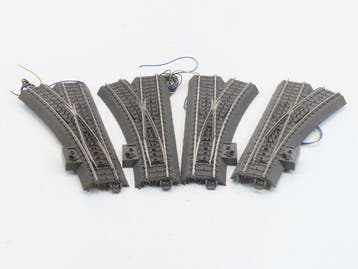 Märklin H0 - 24611/24612 - Modeltreinsporen (4) - 4-delig, Nieuw