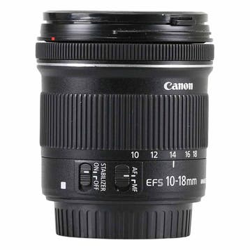 Canon EF-S 10-18mm f/4.5-5.6 IS STM met garantie, Ophalen of Verzenden