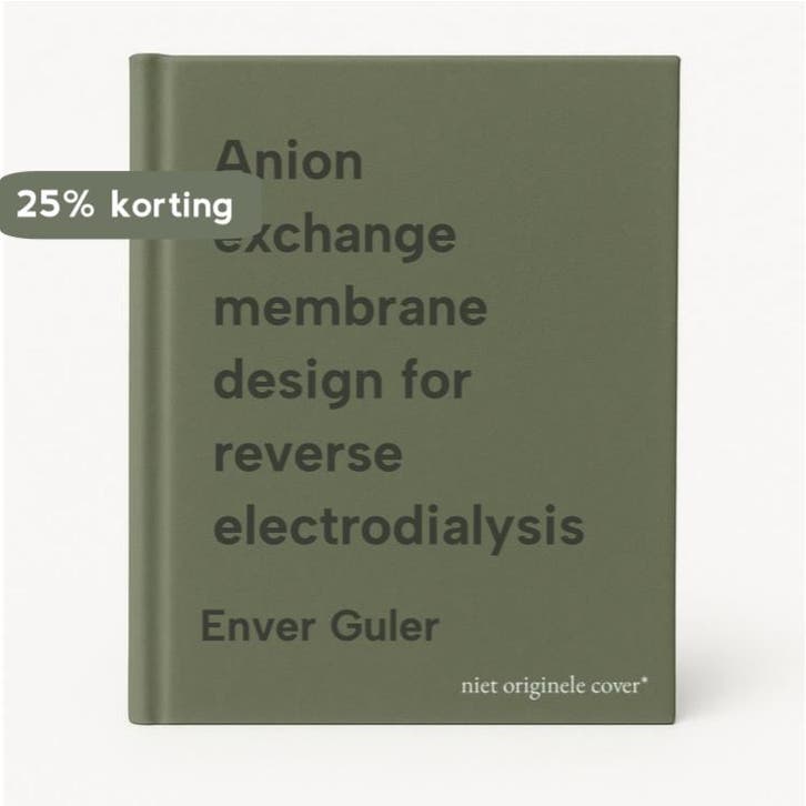 Anion exchange membrane design for reverse electrodialysis, Livres, Langue | Anglais, Envoi