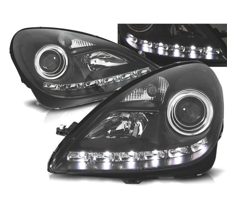 PHARES MERCEDES CLASSE SLK R171 04-11 FEUX DE JOUR À LED FON, Auto-onderdelen, Verlichting, Verzenden