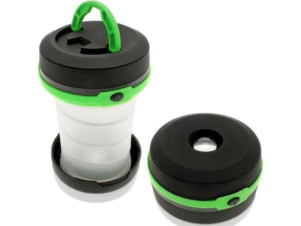 Veiling - 4x Led Tentlamp - Campinglamp - Groen - Excl. Batt, Caravanes & Camping, Accessoires de camping