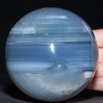 Speciale Sphere Collectie Natural Bleu and Grey Agate - Een, Verzamelen