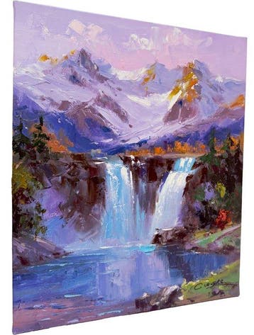 Christof Vevers (1962) - La Cascade des Neiges Éternelles