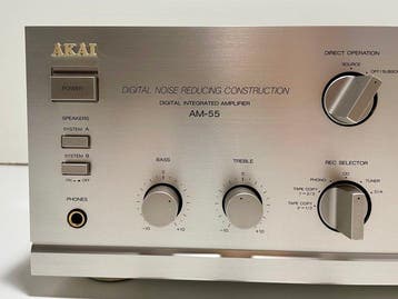 Akai - AM-55 avec entrées numériques (DAC) Amplificateur, TV, Hi-fi & Vidéo