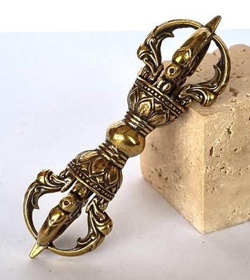 Brons – Ritueel tantrische scepter – Vajra (Dorje – )