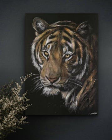 Vincent LENAERTS - Charmeur (XL) - Peinture aux doigts