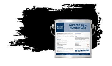 Wixx PRO Aqua Houtenvloer Matt RAL 9005 | Gitzwart 2.5L, Doe-het-zelf en Bouw, Verzenden, Nieuw