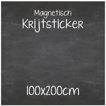 Magnetische Krijtsticker 100x200 cm, Verzenden, Nieuw