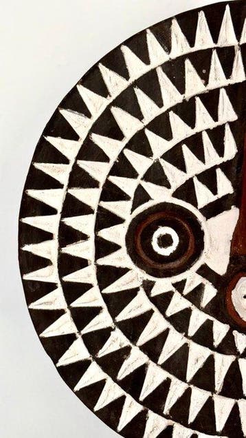 Masque soleil Bwa - Bwa - Burkina Faso (Sans prix de, Antiek en Kunst