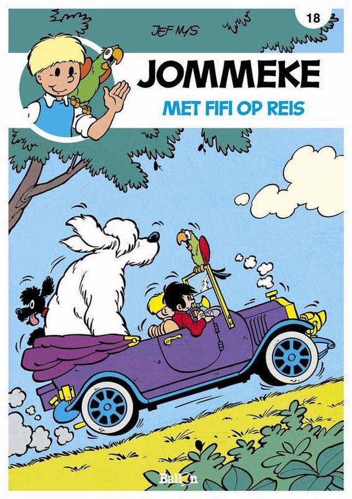 Met Fifi op reis / Jommeke strip - nieuwe look / 18, Boeken, Stripverhalen, Zo goed als nieuw, Verzenden