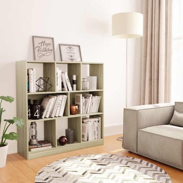 vidaXL Boekenkast 97,5x29,5x100 cm bewerkt hout sonoma, Huis en Inrichting, Verzenden, Nieuw