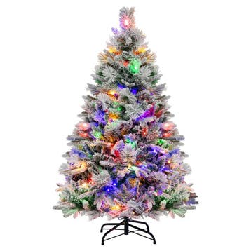 2dekans | Coast Kunstkerstboom 136 cm – Besneeuwd met Kegels, Ophalen of Verzenden