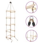 vidaXL Touwladder 200 cm hout, Verzenden, Nieuw