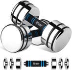 Verstelbare halters 5kg | Retour deal | Knaller van een p..., Sport en Fitness, Verzenden, Zo goed als nieuw, Armen, Halterset