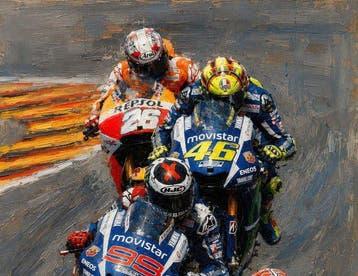 Alberto Ricardo - XL - Póker de Leyendas: Rossi, Márquez,
