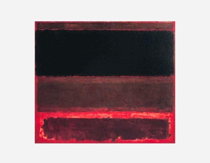 Mark Rothko - “Four Darks in Red, 1958”., Antiquités & Art, Art | Dessins & Photographie