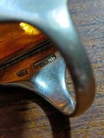 Barnsteen - Zilver - Ring