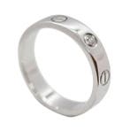 Cartier - Ring - LOVE small model - 18 karaat Witgoud - 1