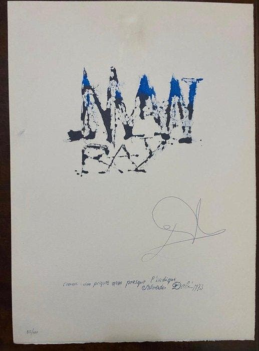 Salvador Dali (1904-1989) - Homage to Man Ray, Antiek en Kunst, Antiek | Overige Antiek